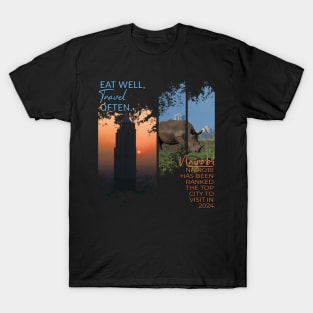 Eat Well, Travel Often. T-Shirt